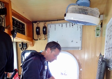 The USCGC Frederick Hatch (WPC 1143) crew conducts WCPFC boardings