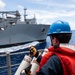 USS MANCHESTER (LCS 14) CONDUCTS REFUELING WITH USNS WALLY SCHIRRA (T-AKE 8)