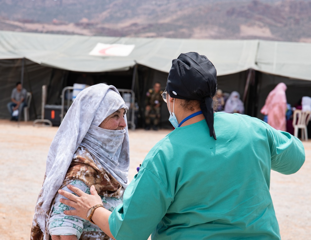 151st Medical Group from Utah Air National Guard operations at HCA field hospital during African Lion 2023