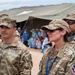 Brig. Gen. Cashman visits the 151st Medical Group from Utah Air National Guard operations at HCA field hospital during African Lion 2023