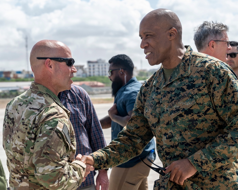 AFRICOM Commander Battlefield Circulation to Somalia