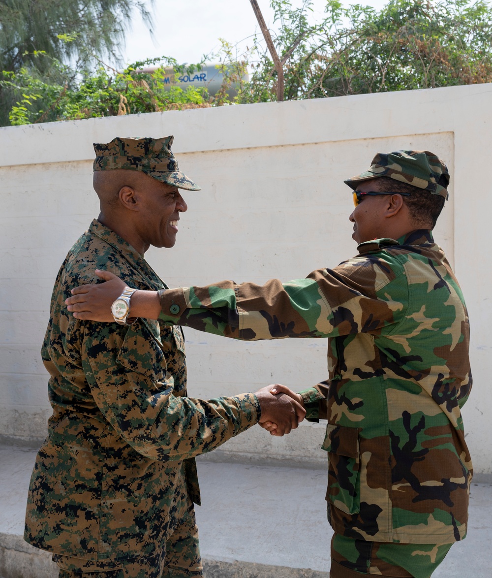 AFRICOM Commander Battlefield Circulation to Somalia