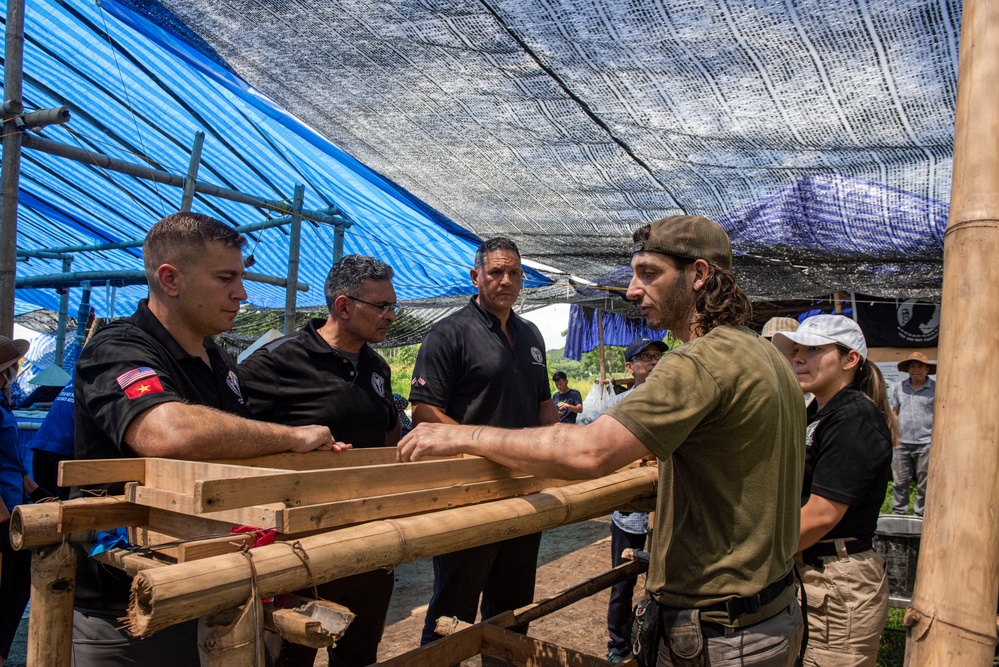 DPAA leadership visits recovery site in Vietnam 2023