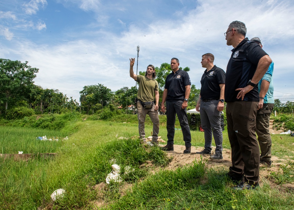 DPAA leadership visits recovery site in Vietnam 2023