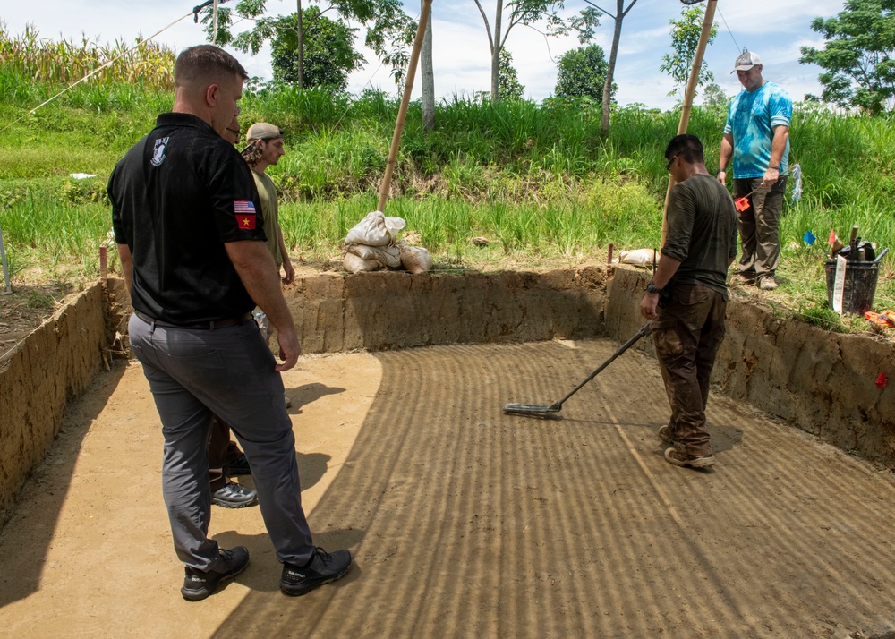 DPAA leadership visits recovery site in Vietnam 2023