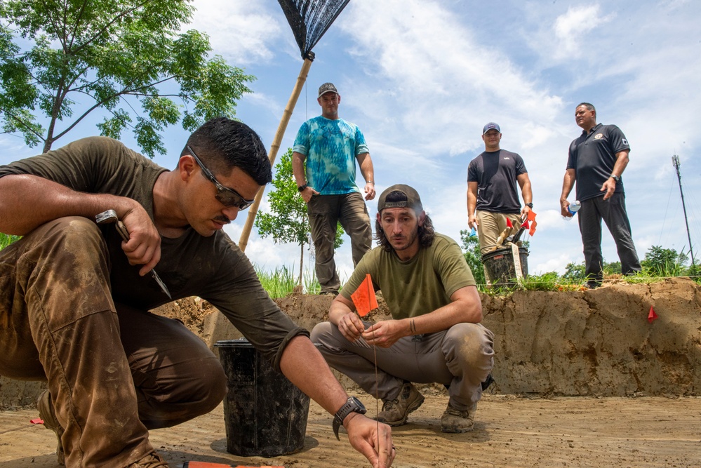 DPAA leadership visits recovery site in Vietnam 2023