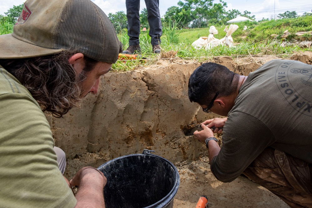 DPAA leadership visits recovery site in Vietnam 2023