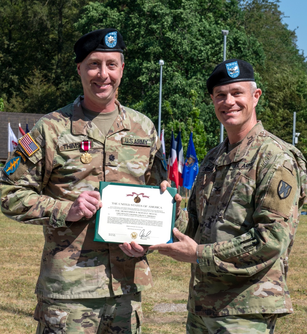 21st Special Troops Battalion Change of Command