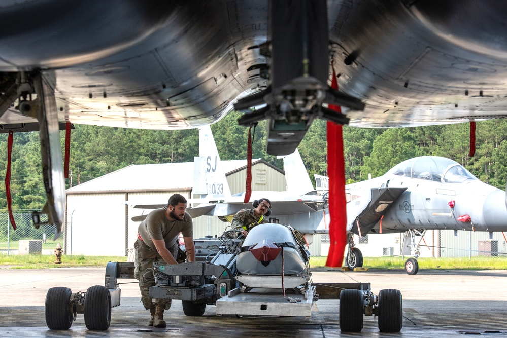 Arming the Eagle: weapons load members set standard