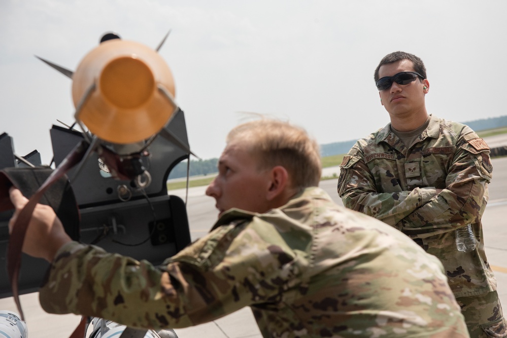 Arming the Eagle: weapons load members set standard