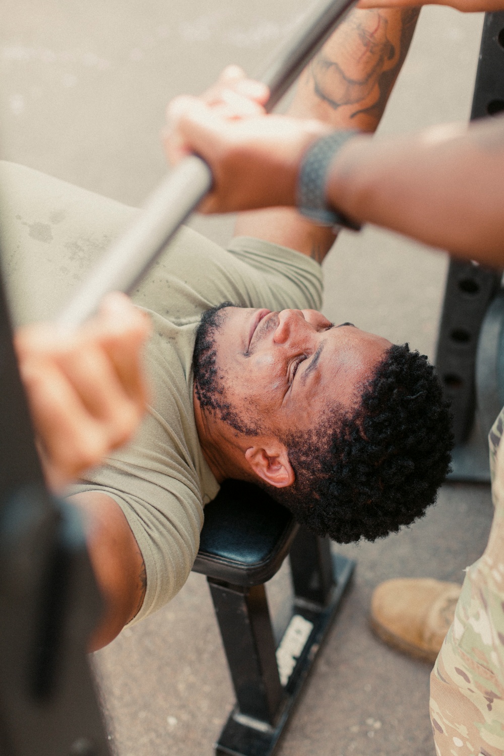 Brigadier General Brian Cashman takes part in Murph on Memorial Day