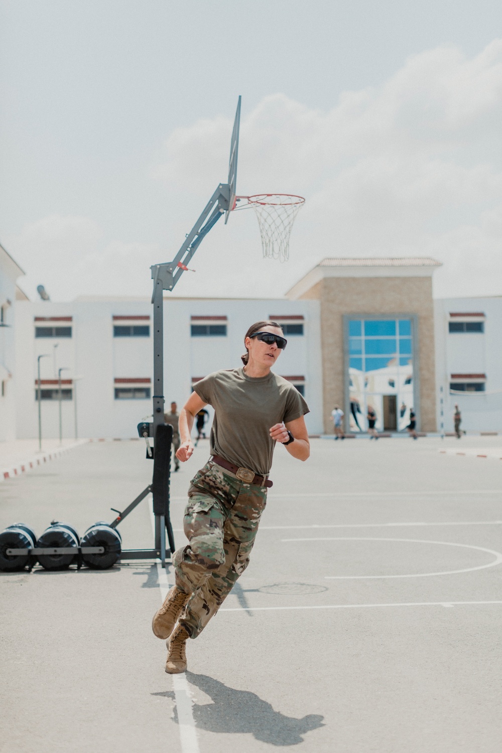 Brigadier General Brian Cashman takes part in Murph on Memorial Day