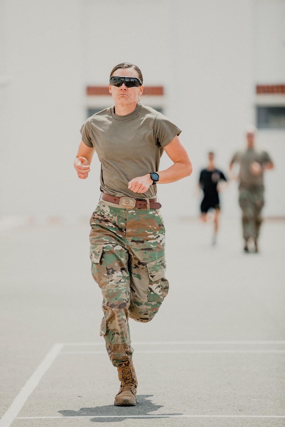 Brigadier General Brian Cashman takes part in Murph on Memorial Day