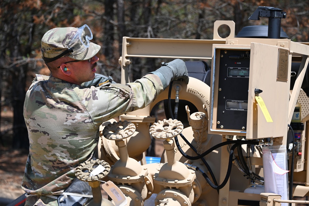 FORT DIX. 319 Quartermaster Battalion Fueling Tankers at HSTL East. JUNE 13, 2023