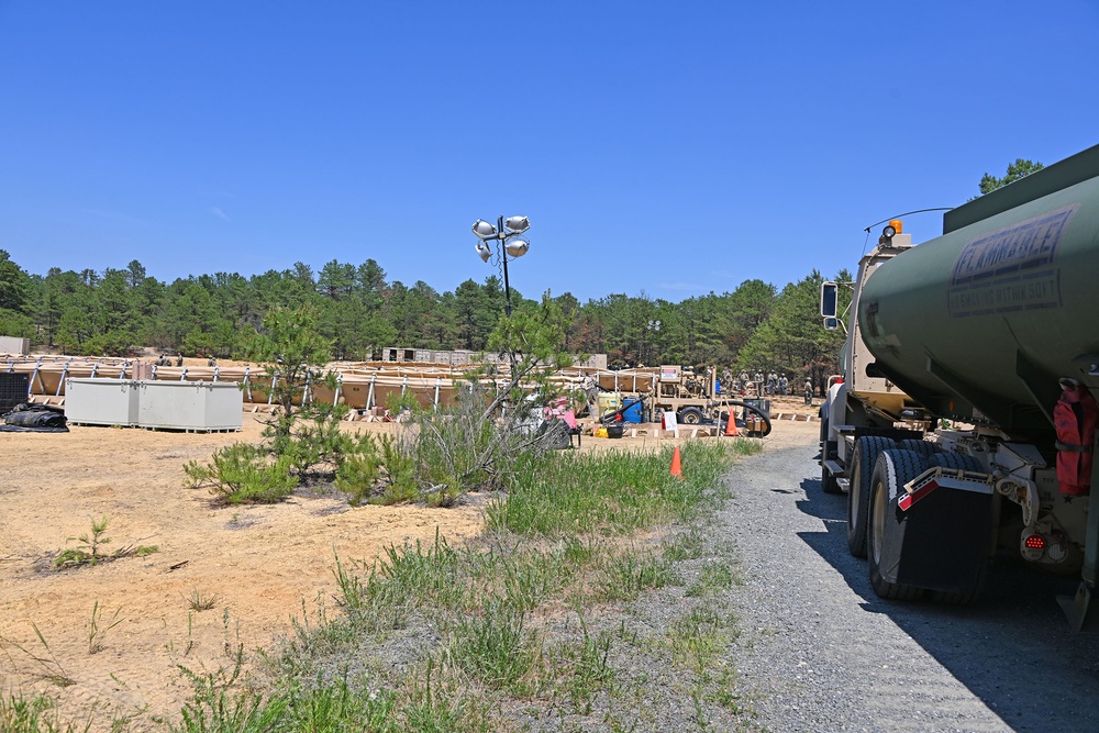 FORT DIX. 319 Quartermaster Battalion Fueling Tankers at HSTL East. JUNE 13, 2023