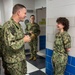 Capt. Mattingly Visits Recruit Barracks USS Hopper