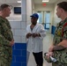 Capt. Mattingly Visits Recruit Barracks USS Hopper