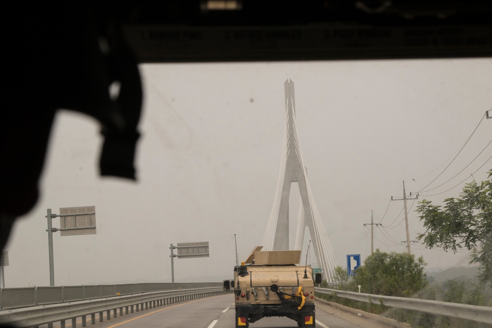 The 1-134th Cavalry Squadron conducts annual training in the Republic of Korea