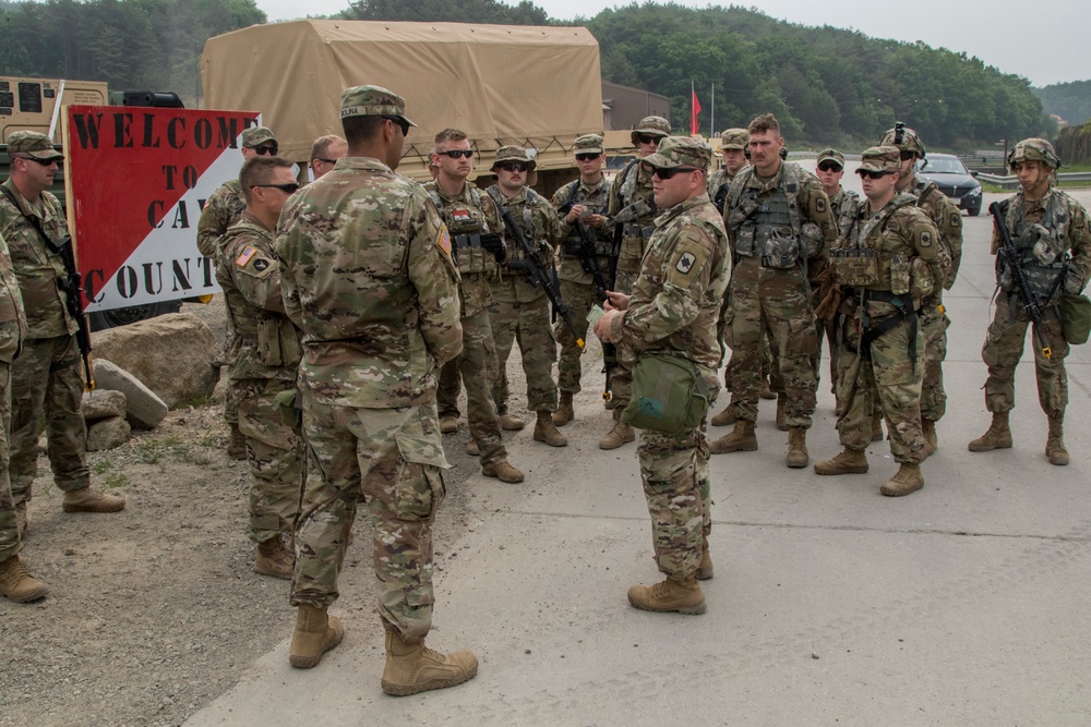 The 1-134th Cavalry Squadron conducts annual training in South Korea