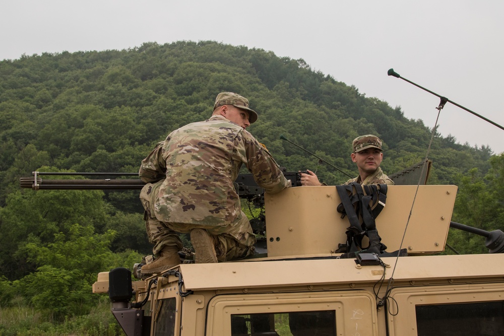 The 1-134th Cavalry Squadron conducts annual training in South Korea