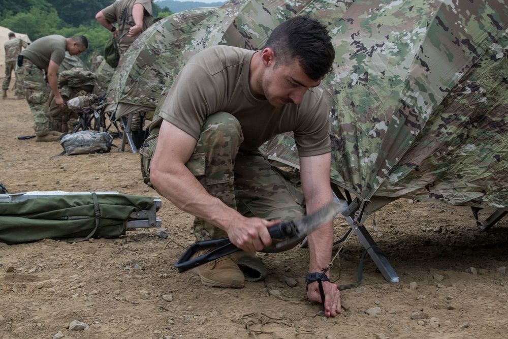 The 1-134th Cavalry Squadron conducts annual training in South Korea