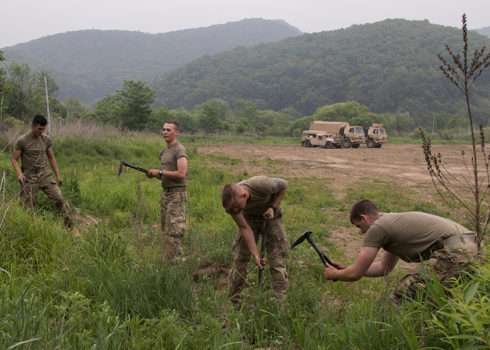 The 1-134th Cavalry Squadron conducts annual training in the Republic of Korea