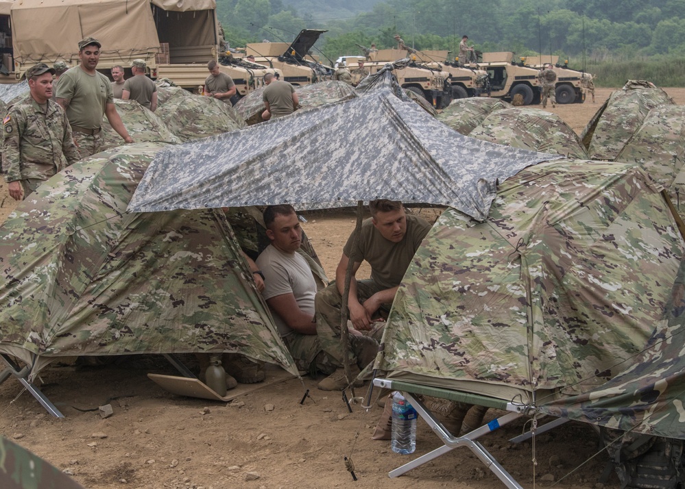 The 1-134th Cavalry Squadron conducts annual training in South Korea