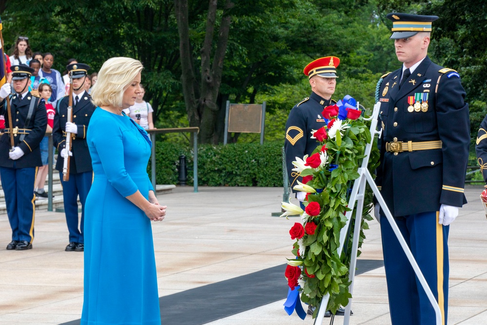 248th U.S. Army Birthday Wreath Laying Ceremony June 14, 2023