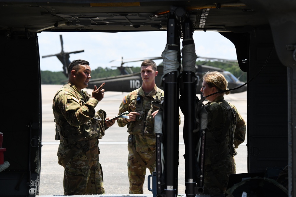 MAJ Adams instructs students