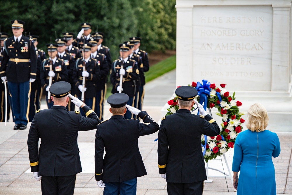 U.S. Army 248th Birthday Wreath-Laying at the Tomb of the Unknown Soldier