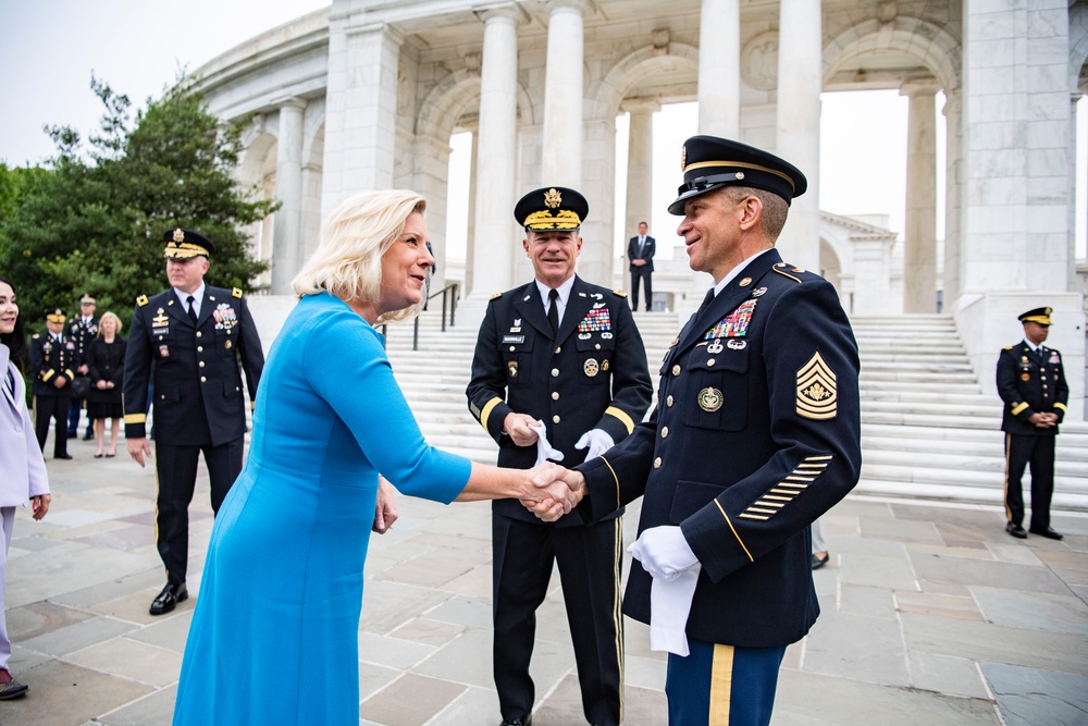 U.S. Army 248th Birthday Wreath-Laying at the Tomb of the Unknown Soldier