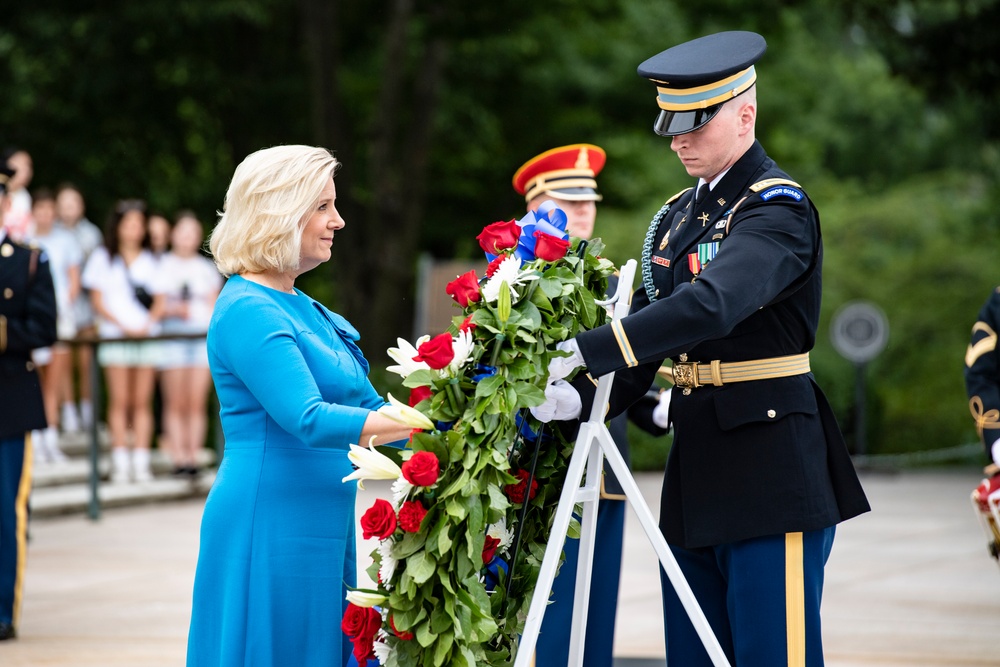 U.S. Army 248th Birthday Wreath-Laying at the Tomb of the Unknown Soldier