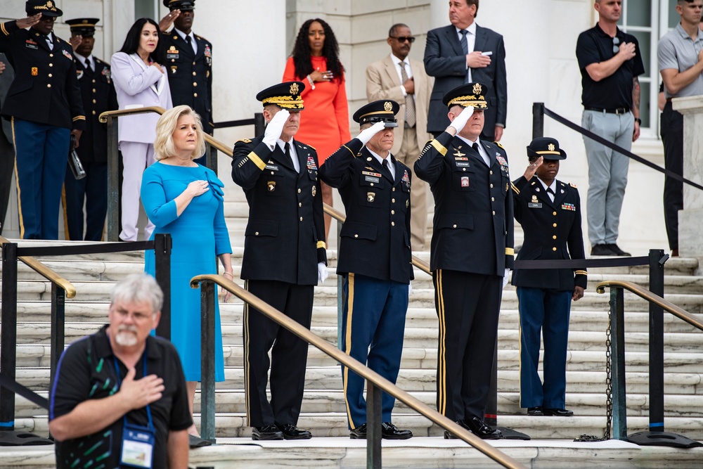 U.S. Army 248th Birthday Wreath-Laying at the Tomb of the Unknown Soldier