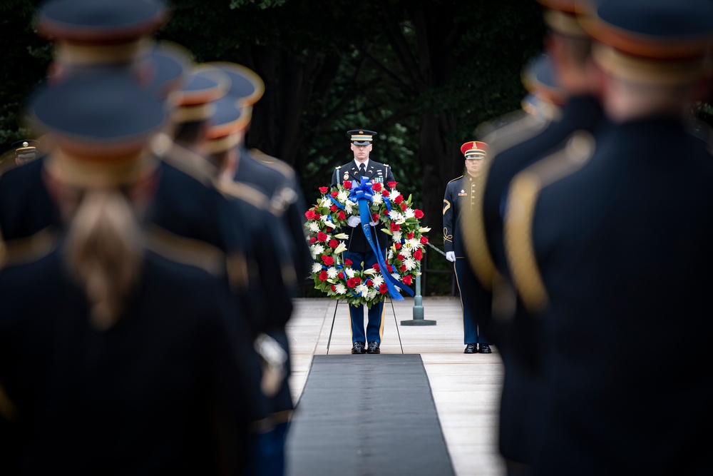 U.S. Army 248th Birthday Wreath-Laying at the Tomb of the Unknown Soldier