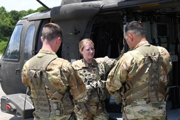 MAJ Adams instructs students