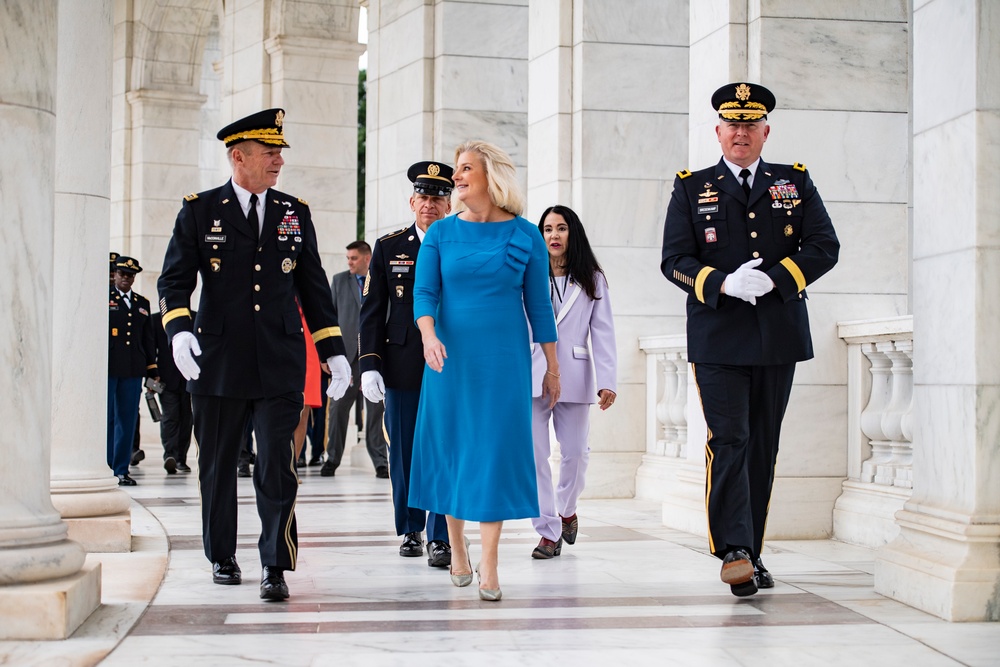 U.S. Army 248th Birthday Wreath-Laying at the Tomb of the Unknown Soldier