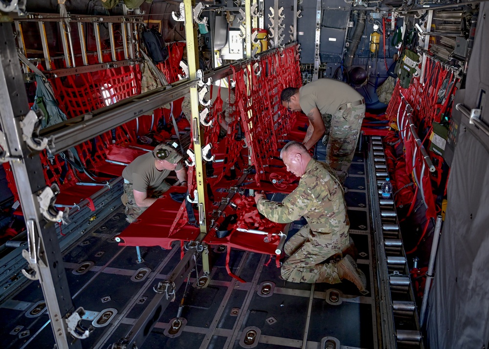 U.S. Army and Royal Moroccan Army Soldiers perform Joint Airborne Operations jump during African Lion 23