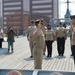 Re-enlistment ceremony aboard Battleship Wisconsin