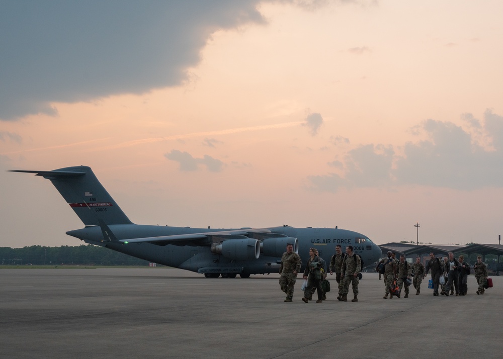 Maryland Air National Guard departs for Air Defender