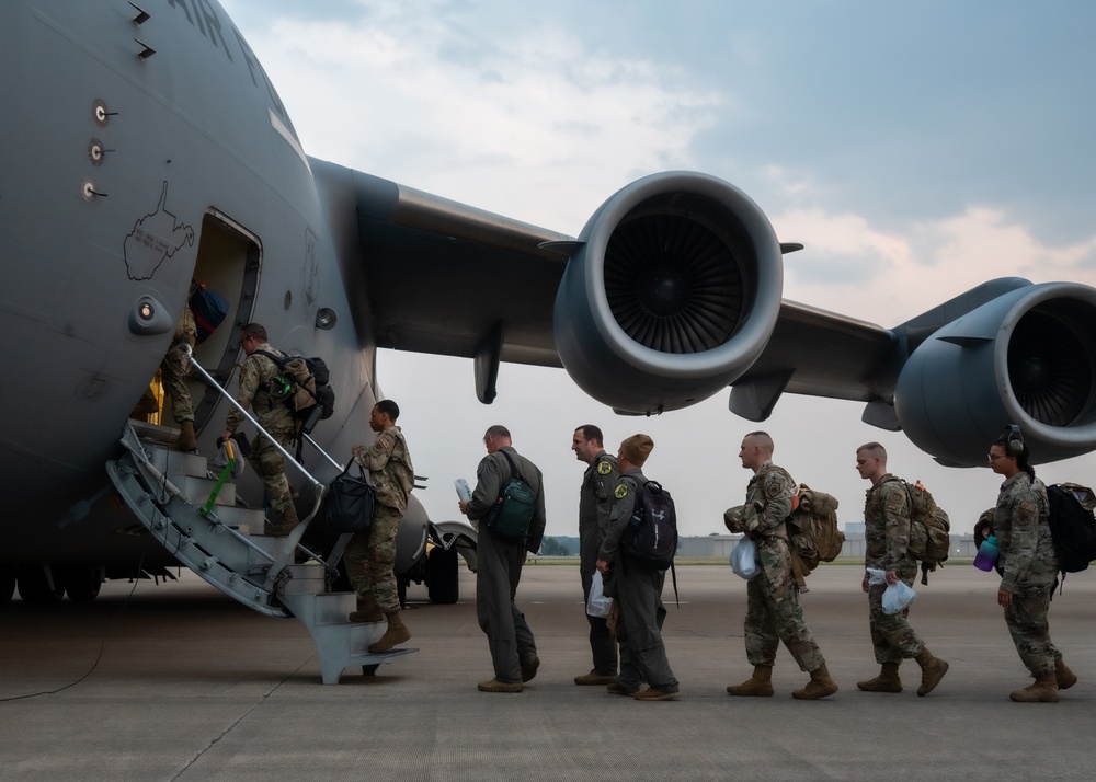 Maryland Air National Guard departs for Air Defender