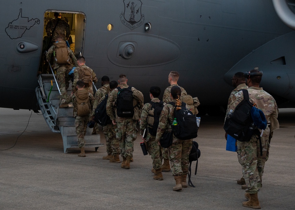 Maryland Air National Guard departs for Air Defender