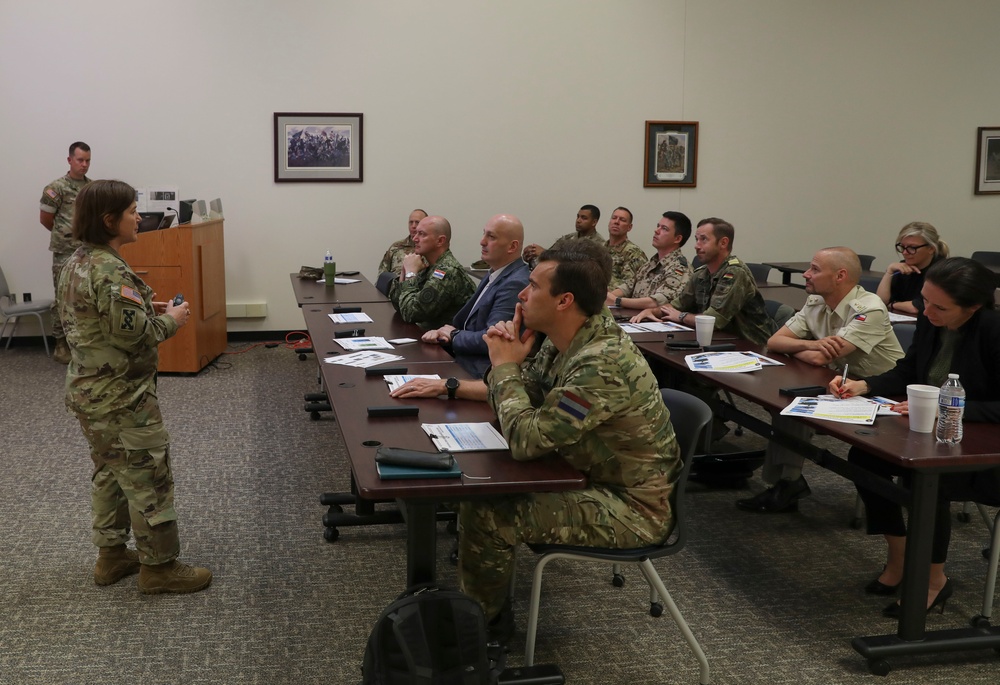 U.S. Army War College International Fellows Visit Ft. Indiantown Gap