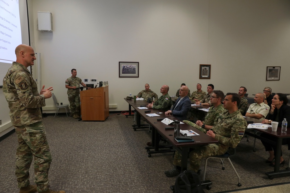 U.S. Army War College International Fellows Visit Ft. Indiantown Gap