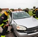 Firefighters train on vehicle extrication