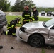 Firefighters train on vehicle extrication