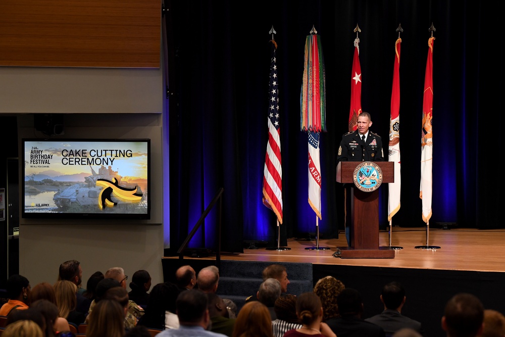 Army Birthday Cake-Cutting and Re-enlistment at Pentagon