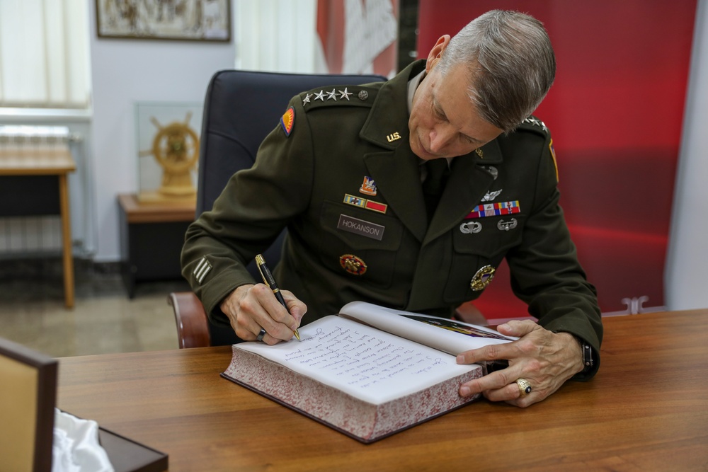 Hokanson: Bilateral defense relations with Serbia on positive trajectory