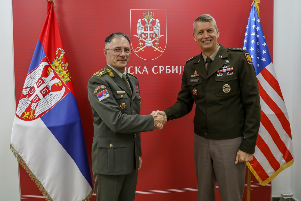 Hokanson: Bilateral defense relations with Serbia on positive trajectory