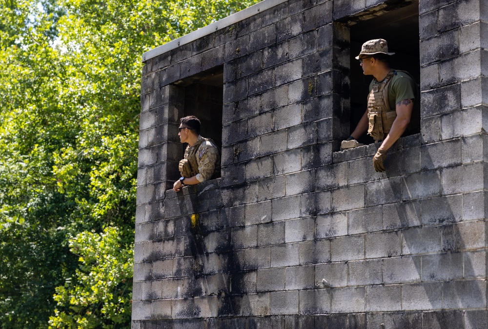 U.S. Marines with Marine Corps Advisor Company and 4th Air Naval Gunfire Liaison Team conduct Naval Engagement Exercise 23