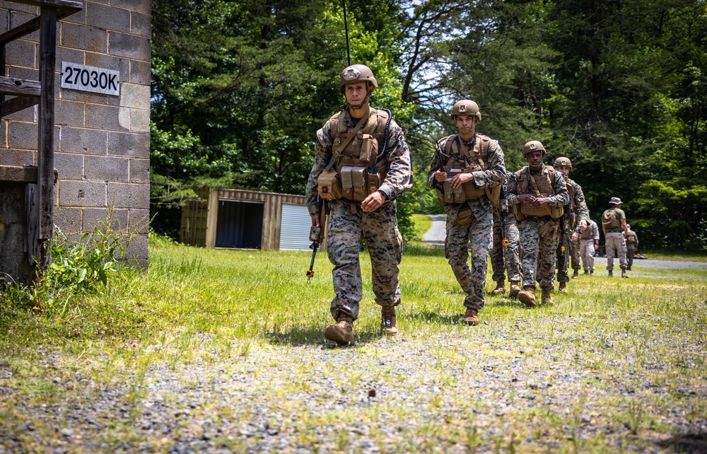 U.S. Marines with Marine Corps Advisor Company and 4th Air Naval Gunfire Liaison Team conduct Naval Engagement Exercise 23